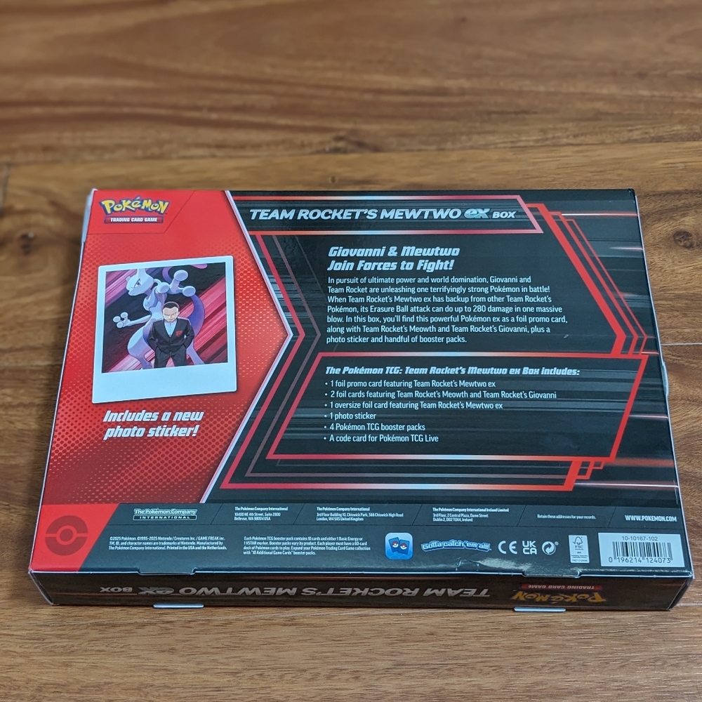 NEW Pokemon Team Rockets Mewtwo Box Factory Sealed! Destined Rivals - Picture 2 of 8